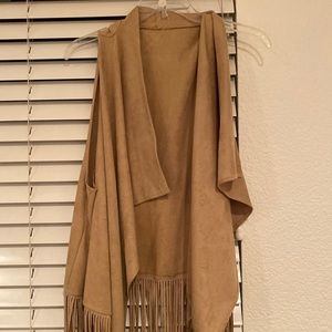 Western fringe vest
